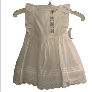 Baby B’gosh Off-White Eyelet Summer Dress